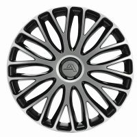 Set Capace janta tabla 16 '' Alcar Milano Argintiu si Negru